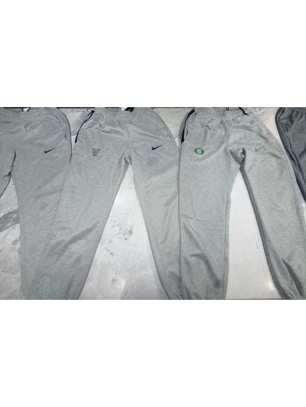 Nike Fleece Sweatpants Lot of 5 Mens S/M Arizona Villanova Oregon Joggers